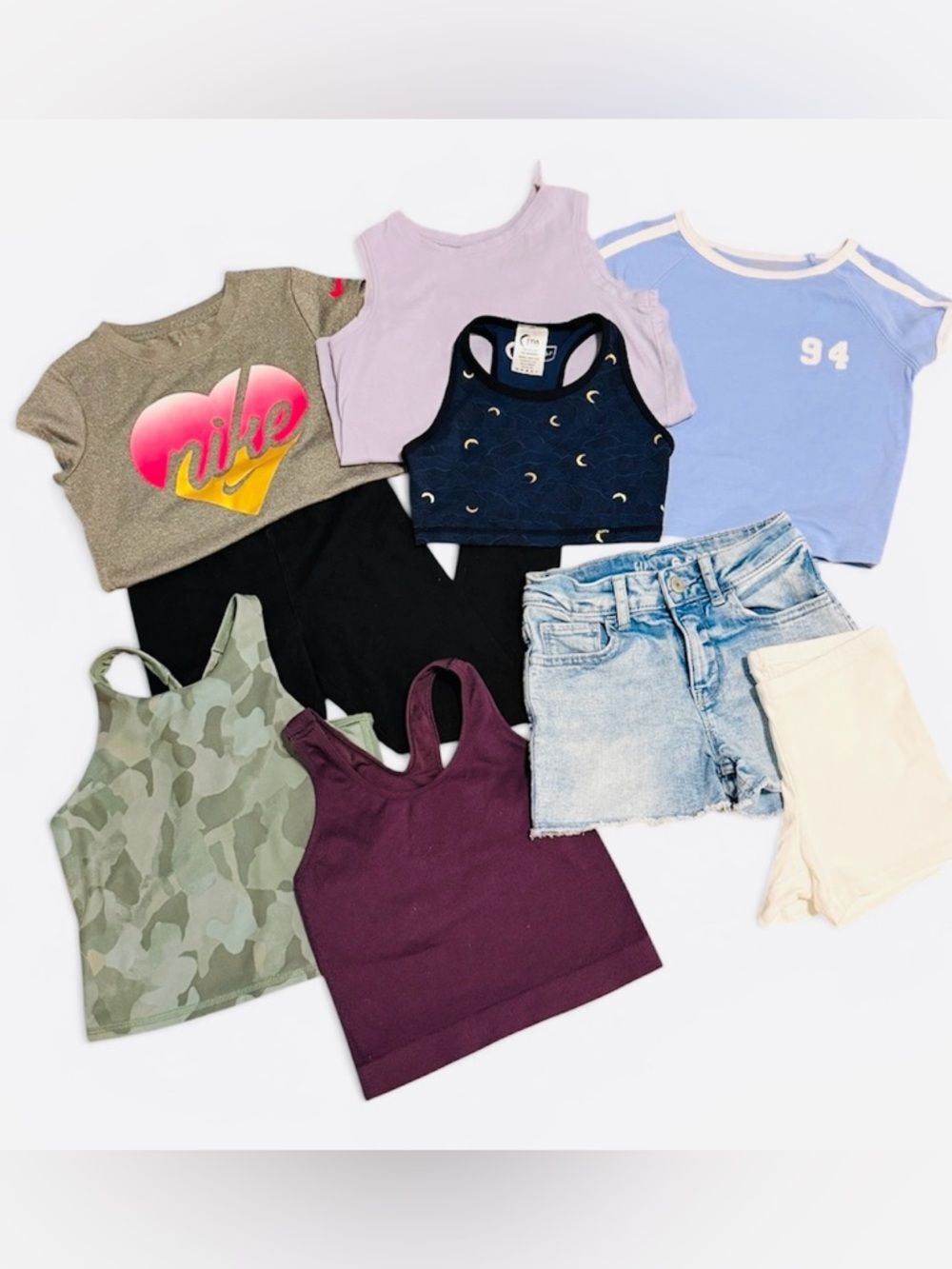 Girls Summer Lot 6/6X Small Nike, Gap, Zyia, Zella, All in Motion, Art Class